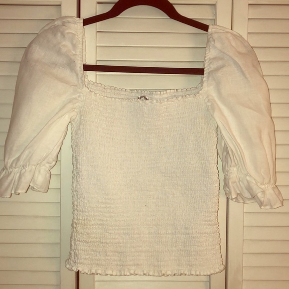 Reformation Linen Blouse - Picture 3 of 7